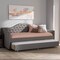 Baxton Studio Perry Modern Light Grey Daybed with Trundle 141-7928 - alternate 3